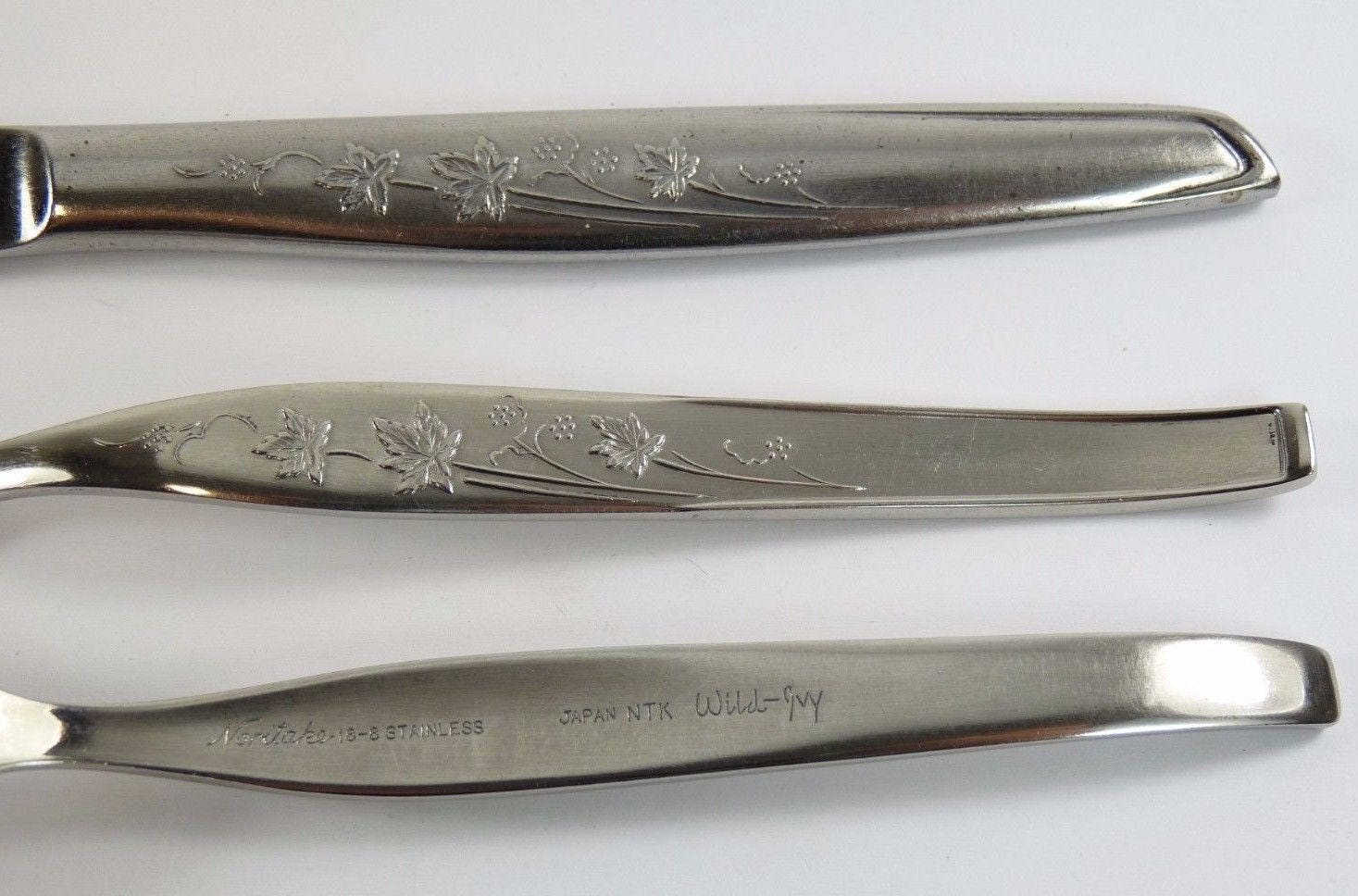 NORITAKE Cutlery - Stainless Steel WILD IVY - Dessert Knife