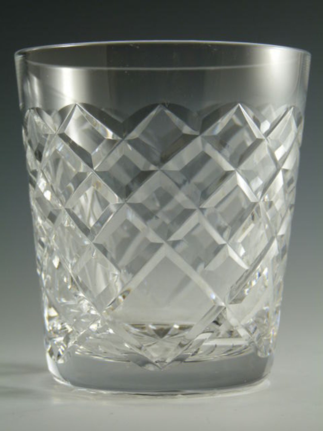 WATERFORD Crystal TYRONE / ADARE Cut 9oz Tumbler Glass / Glasses 3 1/2