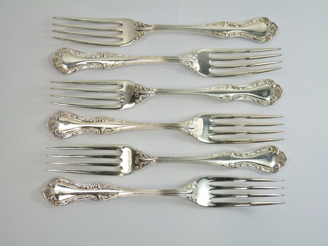 Mappin & Webb マッピン＆ウェッブ デザートフォーク 6本セット MAPPIN