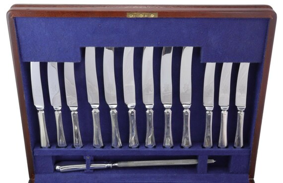 Mappin & Webb Sterling Silver Cutlery - Pembury - 61 Piece Canteen
