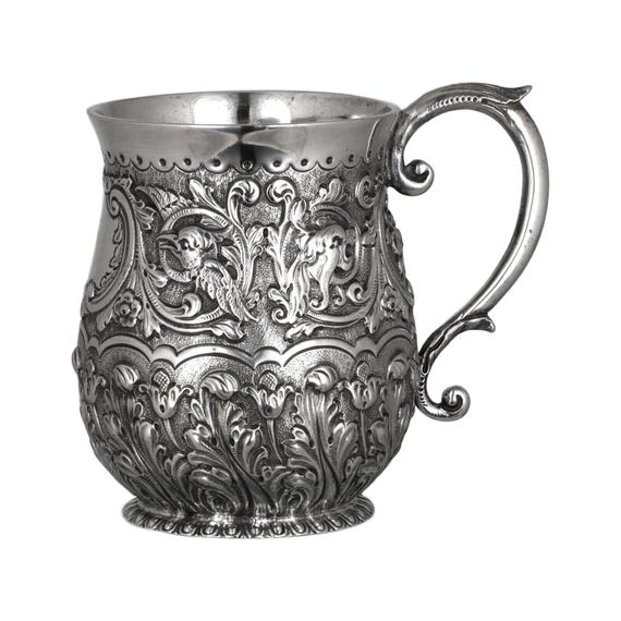 ANTIQUE - Sterling Silver - Wakely & Wheeler Victorian Christening