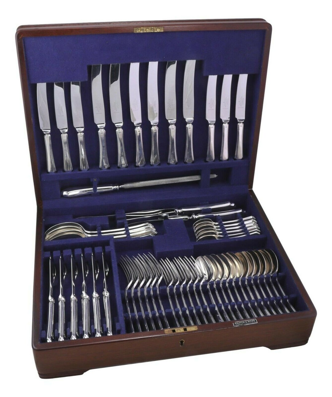 Mappin & Webb Sterling Silver Cutlery - Pembury - 61 Piece Canteen