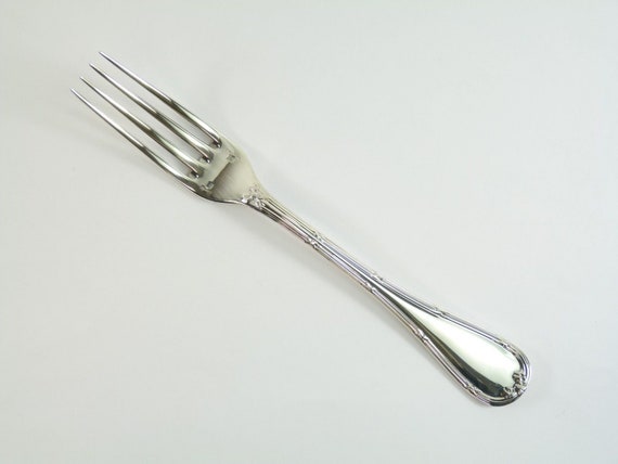 CHRISTOFLE Cutlery - RUBANS Design - Table Fork / Forks - 8"