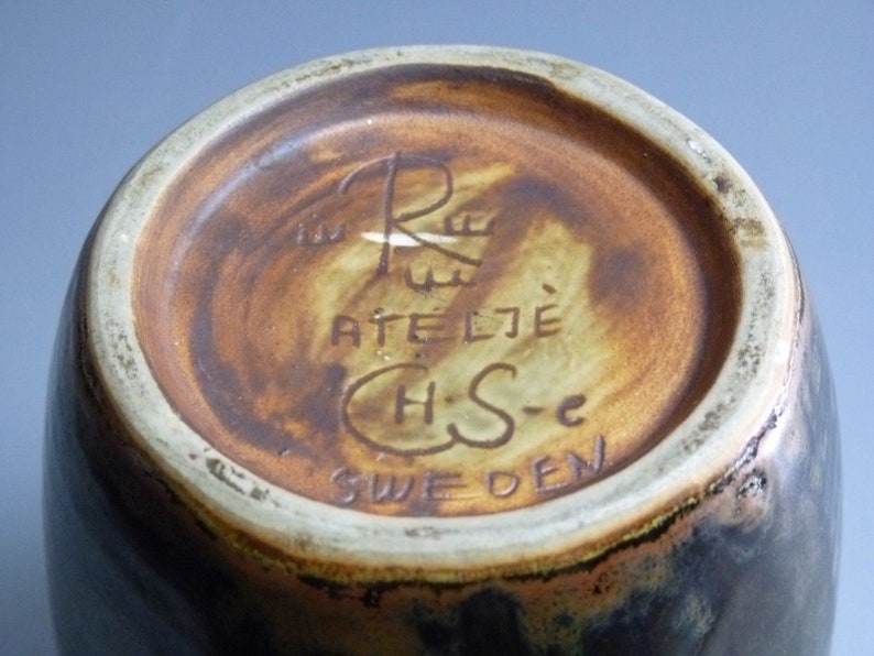 Rorstrand Atelj\u00e9 Pottery 4 12 Vase CARL-HARRY ST\u00c5LHANE