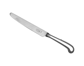 BUTLER EPNS Silver Plate - RATTAIL Pattern - P Dessert Knife / Knives - 8 1/4"