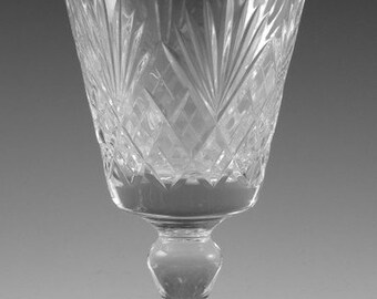 Wine Glass / Glasses 6 3/4" EDINBURGH Crystal LOCHALSH Cut Wine Glass / Glasses 6 3/4" EDINBURGH Crystal LOCHALSH Cut