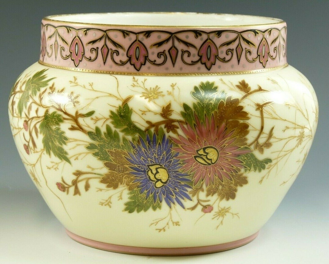 HARRACH ガラス - アールヌーボー - ペイント、エナメル、金箔 - Etsy 日本