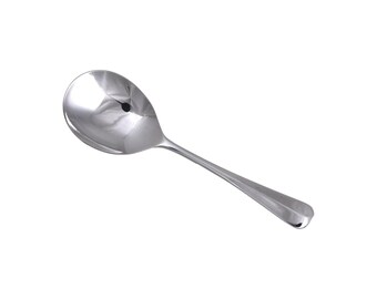 EPNS Silver Plate Cutlery - RATTAIL Design - Fruit Spoon / Spoons - 5 1/2"