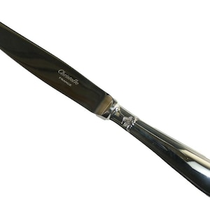 CHRISTOFLE Cutlery - POMPADOUR Design - Dessert Knife / Knives - 8&quot;