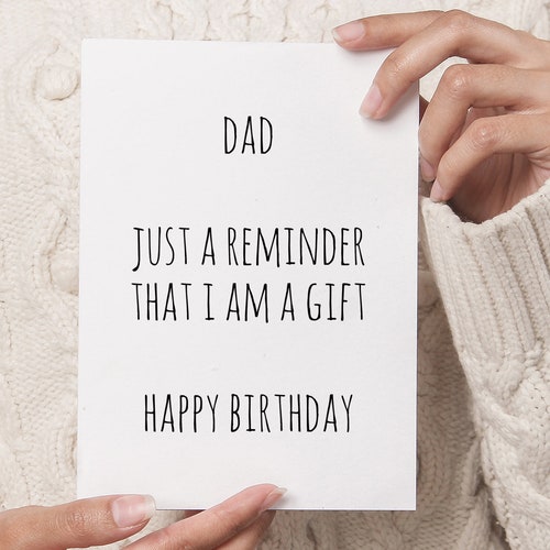 Birthday Card for Dad Him DIGITAL DOWNLOAD Funny Birthday - Etsy New Zealand