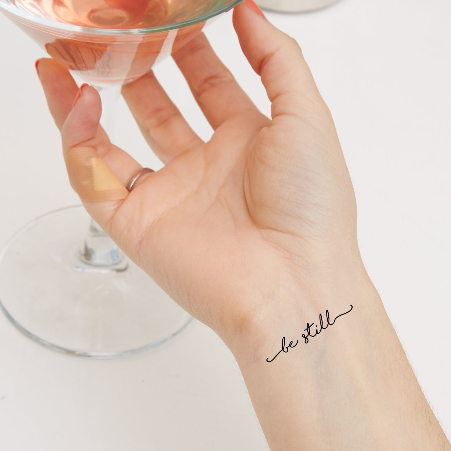 Be Still on Wrist - Peace in Every Line