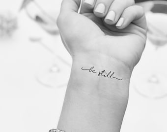 14 Be Still Tattoo Designs On Wrist  Tattoo Designs  TattoosBagcom