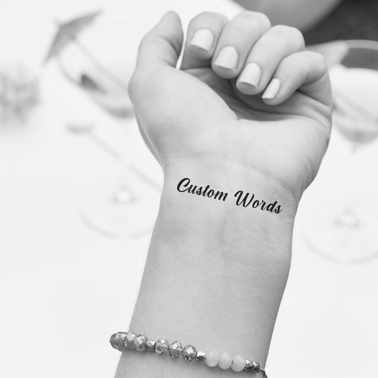 Tatouage Bas Du Dos Femme Ecriture Tatouage temporaire personnalisé femmes écriture - Etsy France