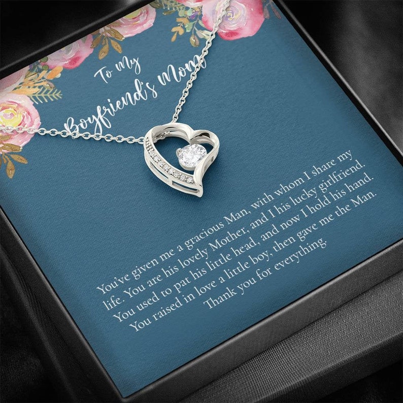 Birthday Gifts for Her Heart Necklace Boyfriend Mom Necklace