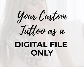 Diseño de tatuaje personalizado – Archivo digital con nombre personalizado (PNG PDF)