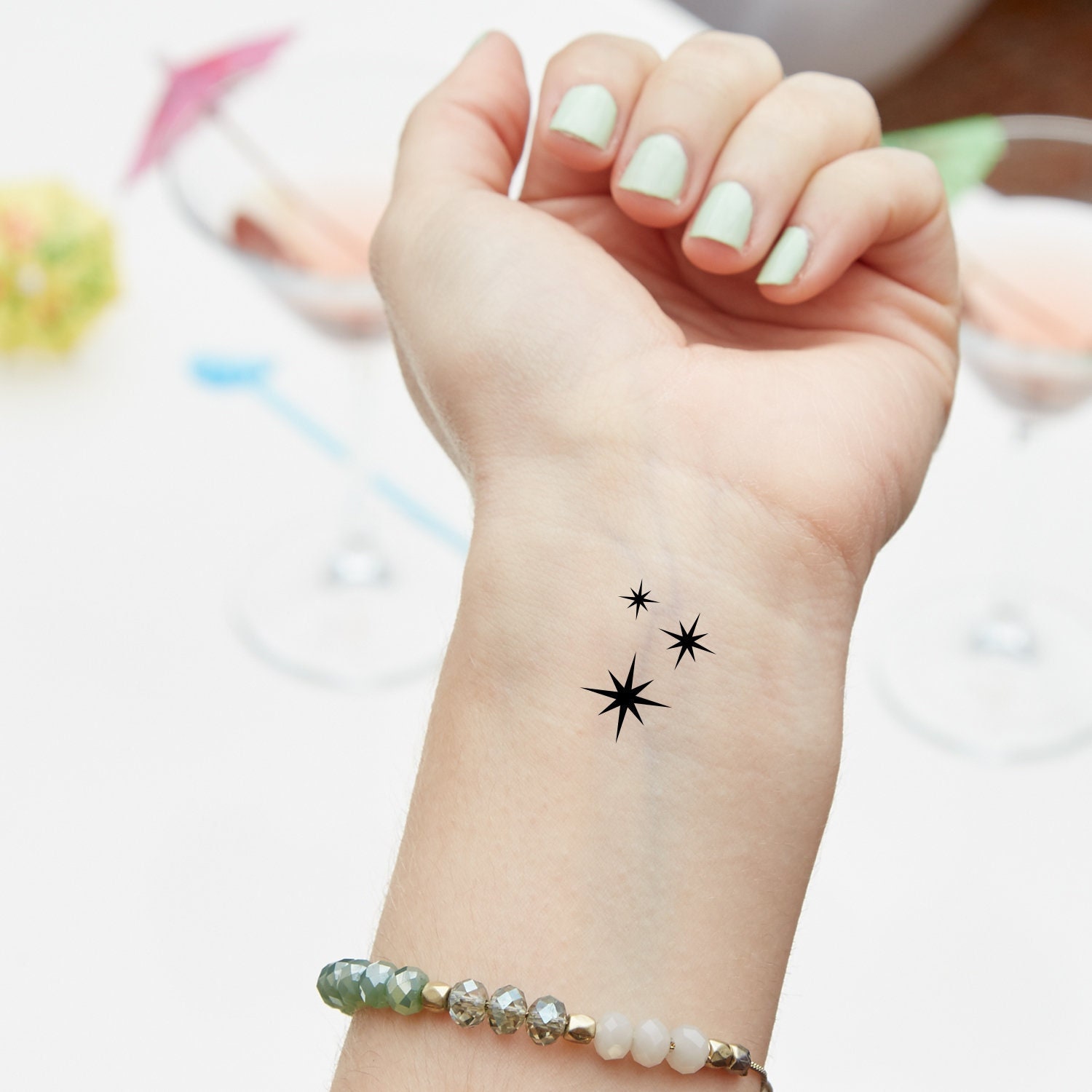 トップス horoscope tattoo tops(nude)star horoscope tattoo tops(nude)star