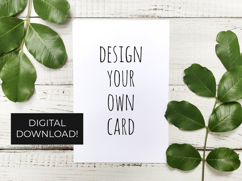 Custom Birthday Card Create Own Card Personalized Greeting | Etsy