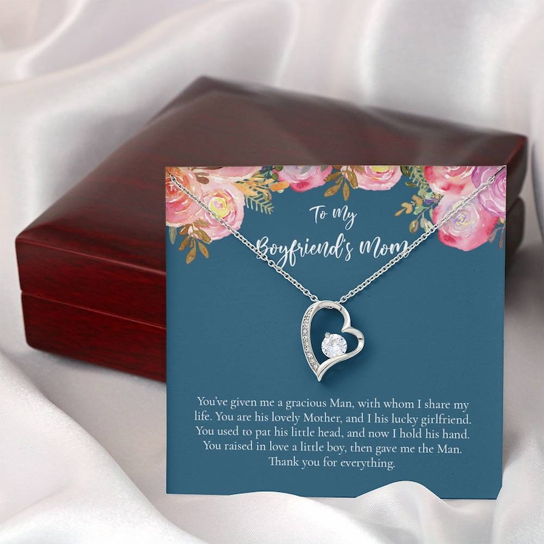 Birthday Gifts for Her Heart Necklace Boyfriend Mom Necklace