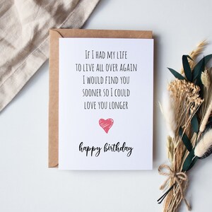 Husband Love Birthday Card Printable Birthday Card Birthday | Etsy