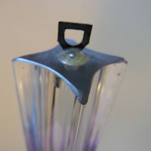 Quadriedro or tube , spare part for Venini chandeliers, in Murano glass