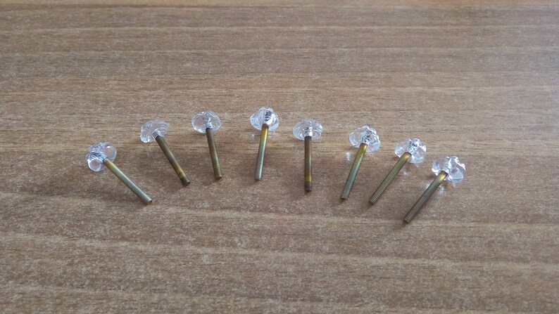 Nails For Rosette Spare Parts Venetian Mirrors With Head In Murano Glass Threaded Stem