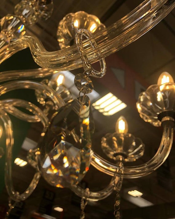 Gocce catene o cristalli pendenti ricambi per lampadari in - Etsy Italia
