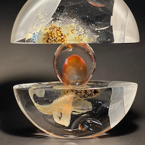 Vase in Murano blow glass, by Marco Varisco artist