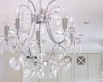 Crystal drops, replacements or spare parts for chandelier by Venini, Maria Theresa,in Murano glass, Swarovski crystal or Bohemia,transparent