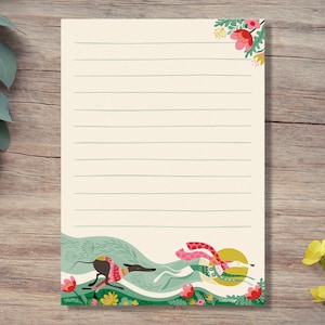 Spring Zoomies Notepad, Whippet, Greyhound, Lurcher, Galgo, Sighthound & Rescue Dog Gift