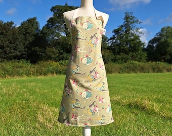 Bloomin' Hounds Cotton Apron, for Hound Lovers: Greyhounds, Whippets, Lurchers, Galgos, Podencos and Sighthounds