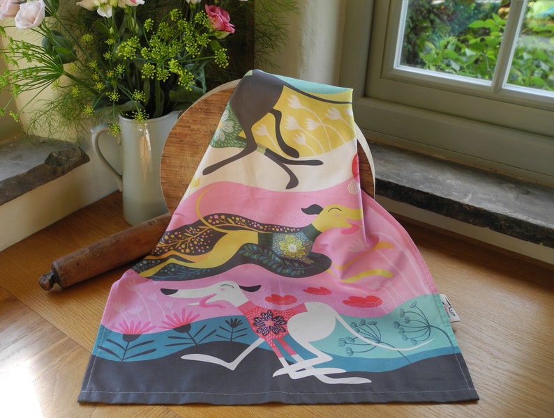 RollerDogDesign Zoomies Tea Towel - Thumbnail 2