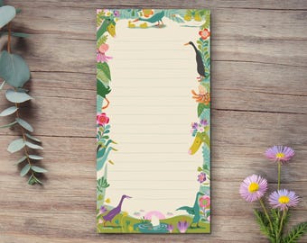 Derbyshire Ducks Notepad, Cheerful Indian Runner Duck Gift On Recycled Paper