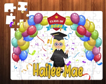 Preschool Graduation Puzzle, Class of 2026 Puzzle, Kindergarten Graduation, Personalized Graduation Gift, Personalized Puzzle for Kids