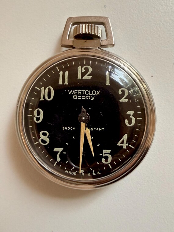 Scotty Pocket Watch by Westclox