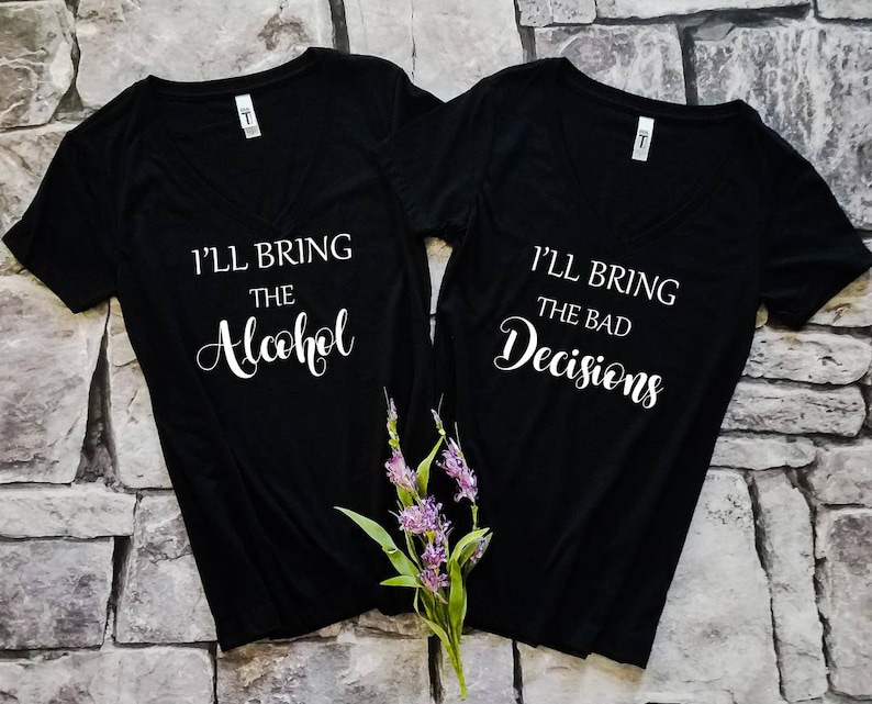 Best Friend Drinking Shirt Besties Shirts Girls Trip Shirt Etsy