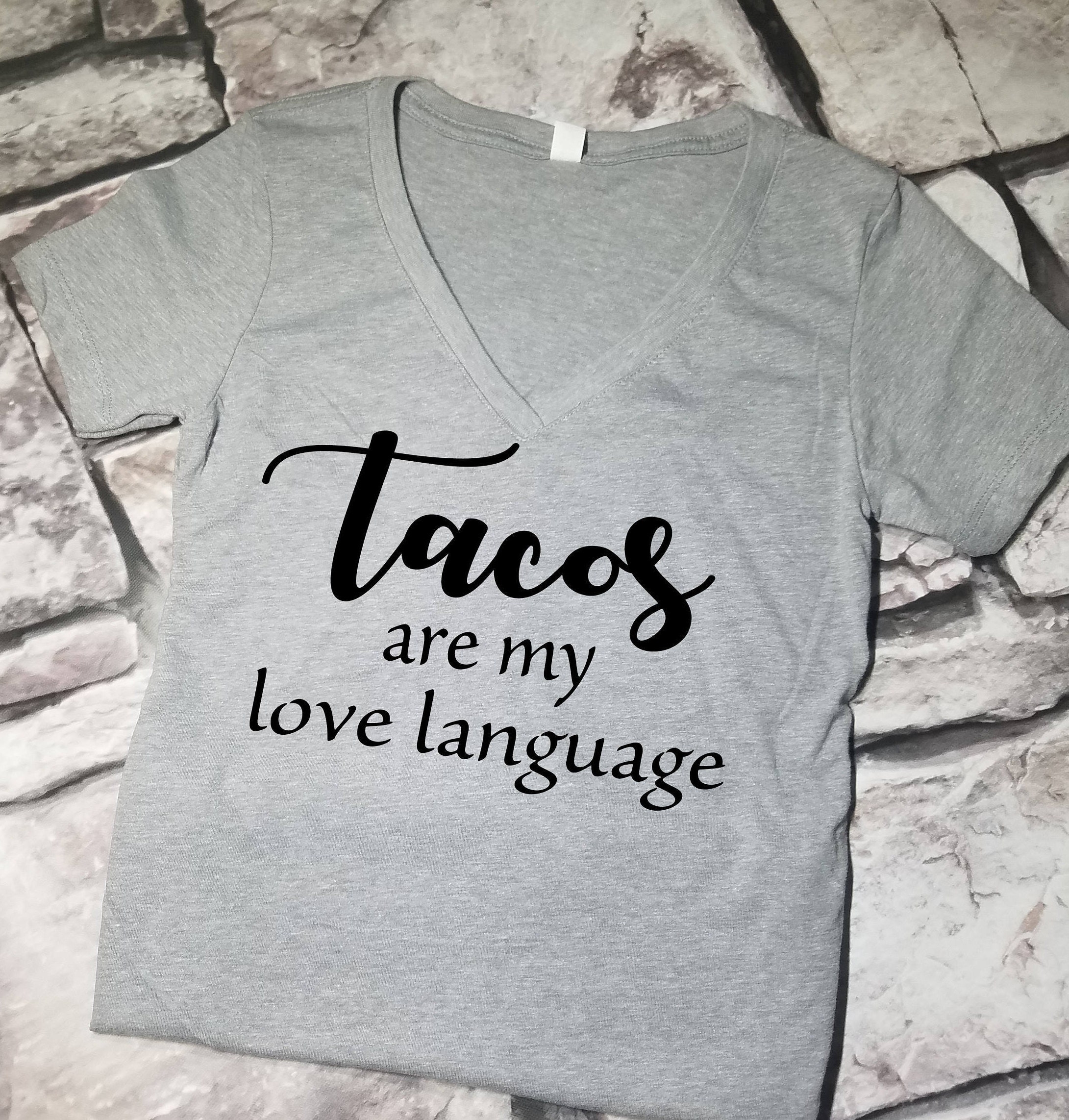 Women's Hoodie Dress - My Love Language Is Tacos (White Logo)