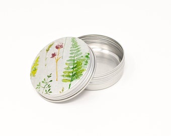 Round travel soap tins 60ml/ 2oz