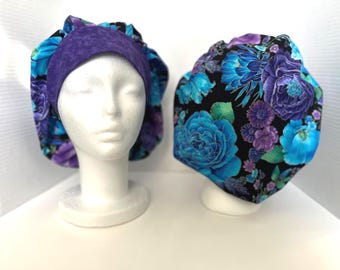 Floral Operating Room Scrub Hats