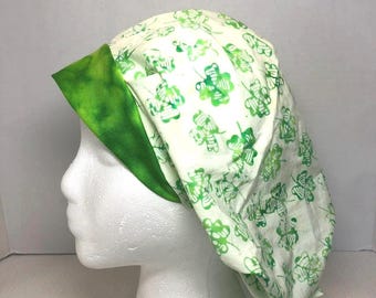 Green/Blue Operating Room Scrub Hat