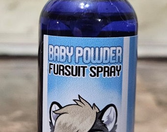 2oz Baby Powder Fursuit Cleaning Spray