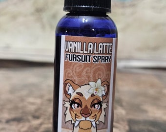 2oz Vanilla Latte Fursuit Cleaning Spray