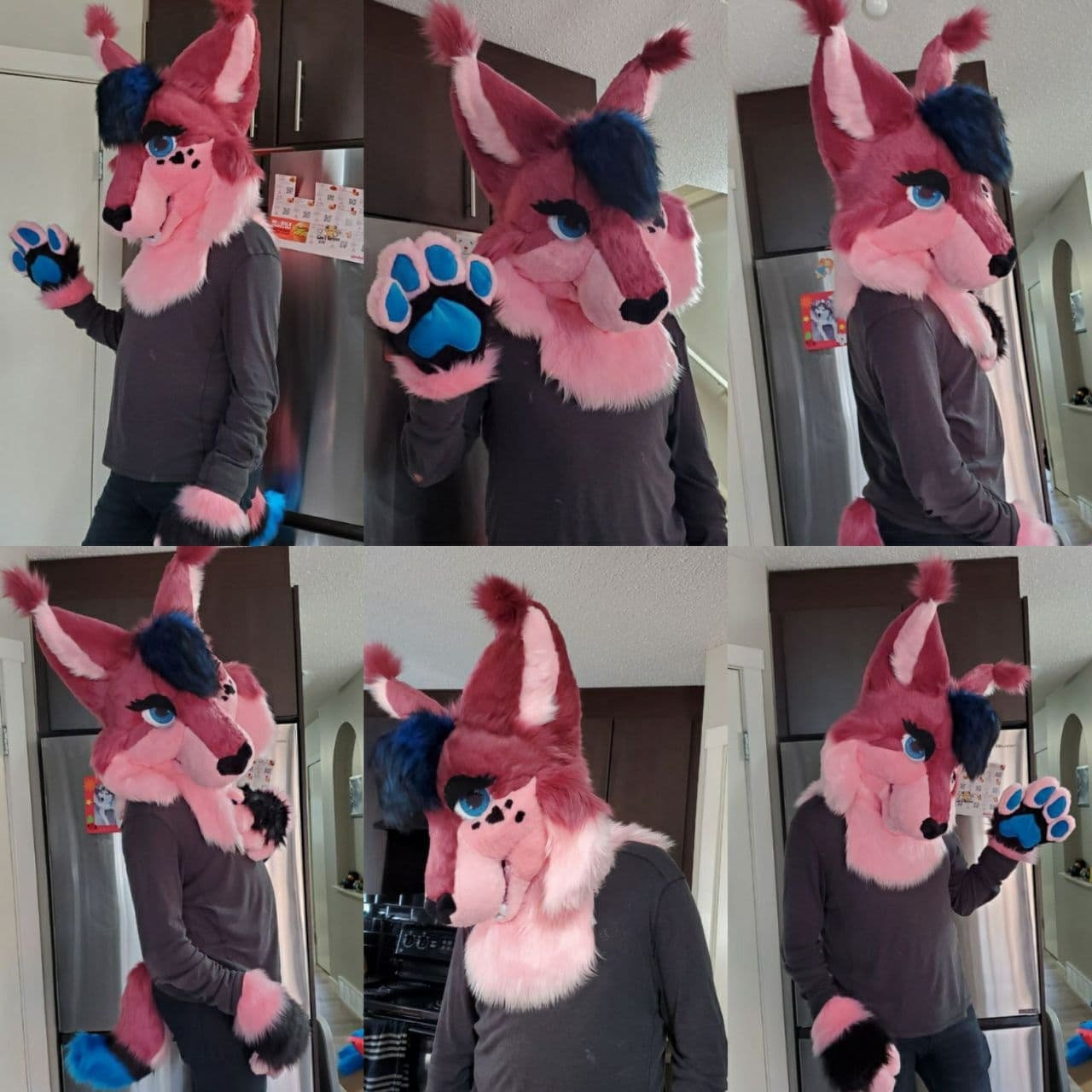 Pink Lynx Fursuit costume premade ready to ship Etsy