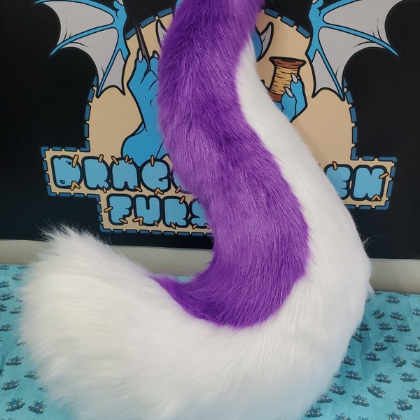 Purple Furry Wolf Tail Etsy New Zealand