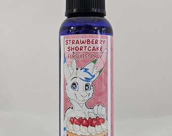 2oz Strawberry Shortcake Fursuit Cleaning Spray