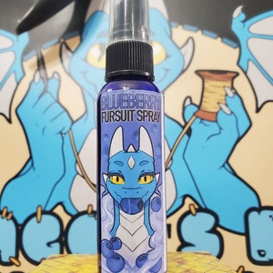 2 oz Blueberry Fursuit Cleaning Spray