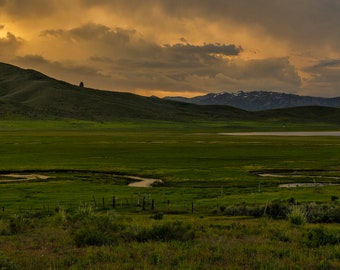 Idaho Sunset; nature photograpy; fine art photography; color photo; landscape photography