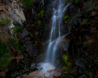 Roadside Waterfalls; nature photograpy; fine art photography; color photo; landscape photography