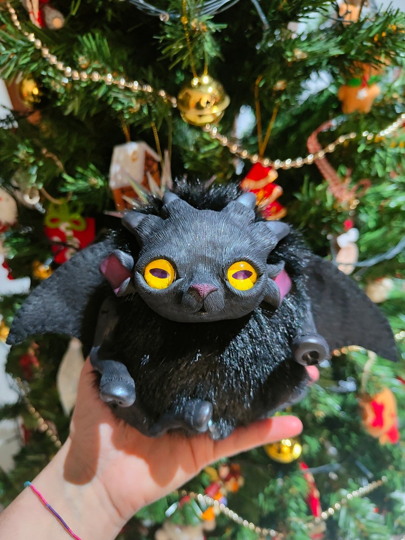 Capro satanico peluches SU ORDINAZIONE, posable-doll ooak one of a kind, decorazione spaventosa animale fantasy, plush animale creepy cute immagine 8