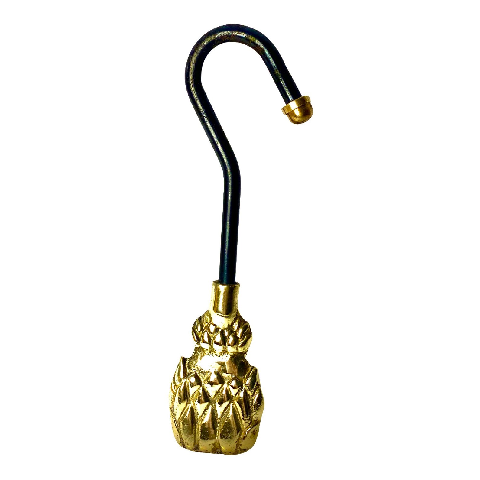 Brass Pineapple Damper Pull vintage Flue Handle Fireplace Etsy