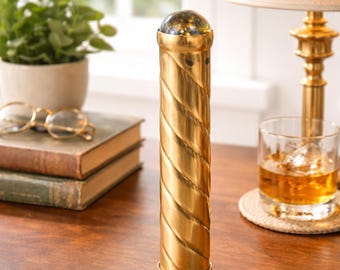 Vintage Brass Kaleidoscope - Collectible Retro Toy, Office Decor